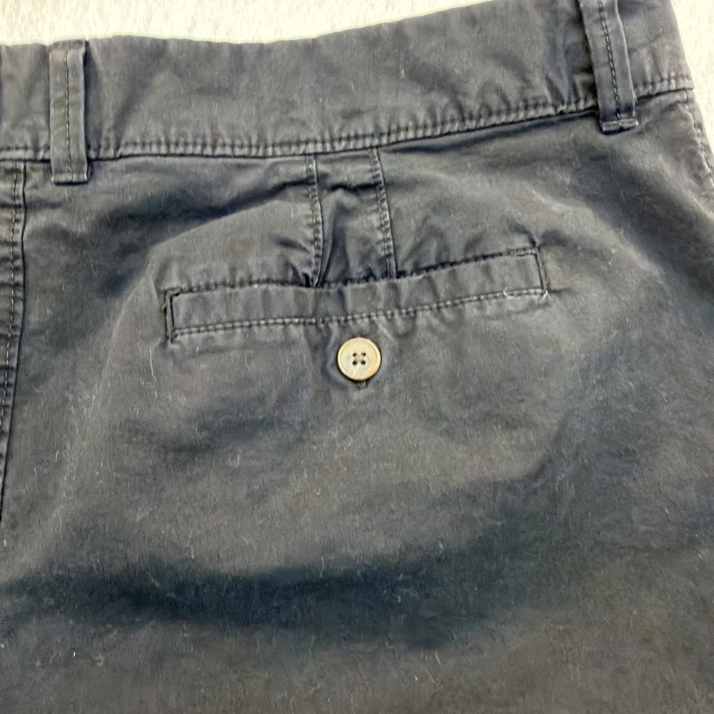 Old Navy Black Shorts Women Sz 12 Regular Cotton Stretch Chino 5" Inseam Casual - Picture 13 of 16